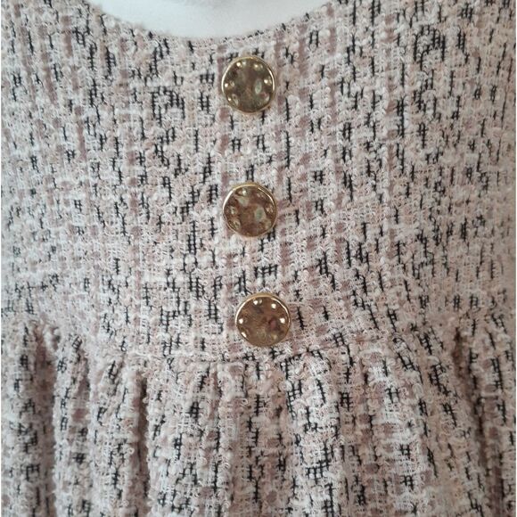 Zara Boucle Cotton Mini Bubble Dress - Picture 11 of 15